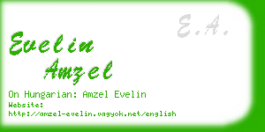 evelin amzel business card